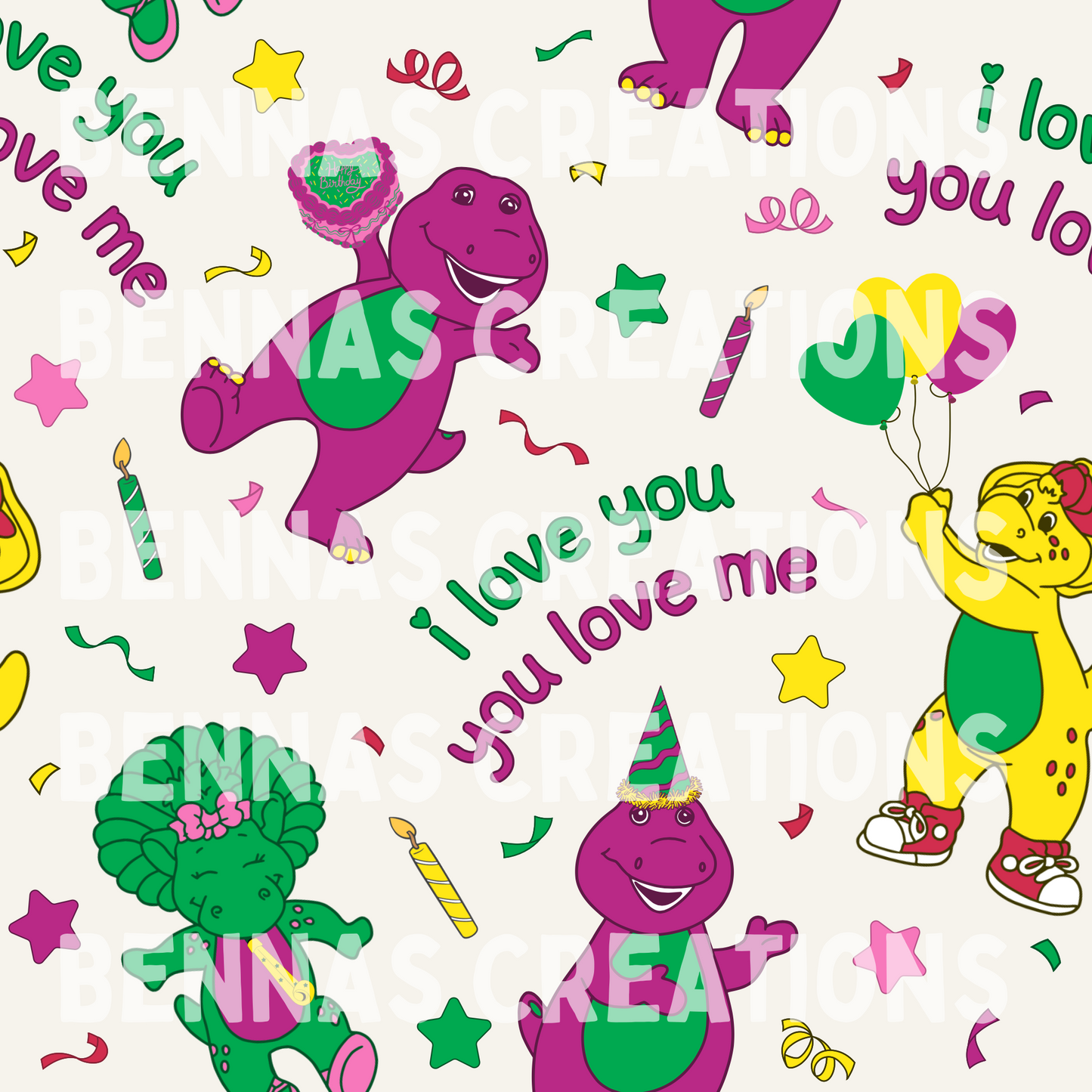I Love You, You Love Me Bday