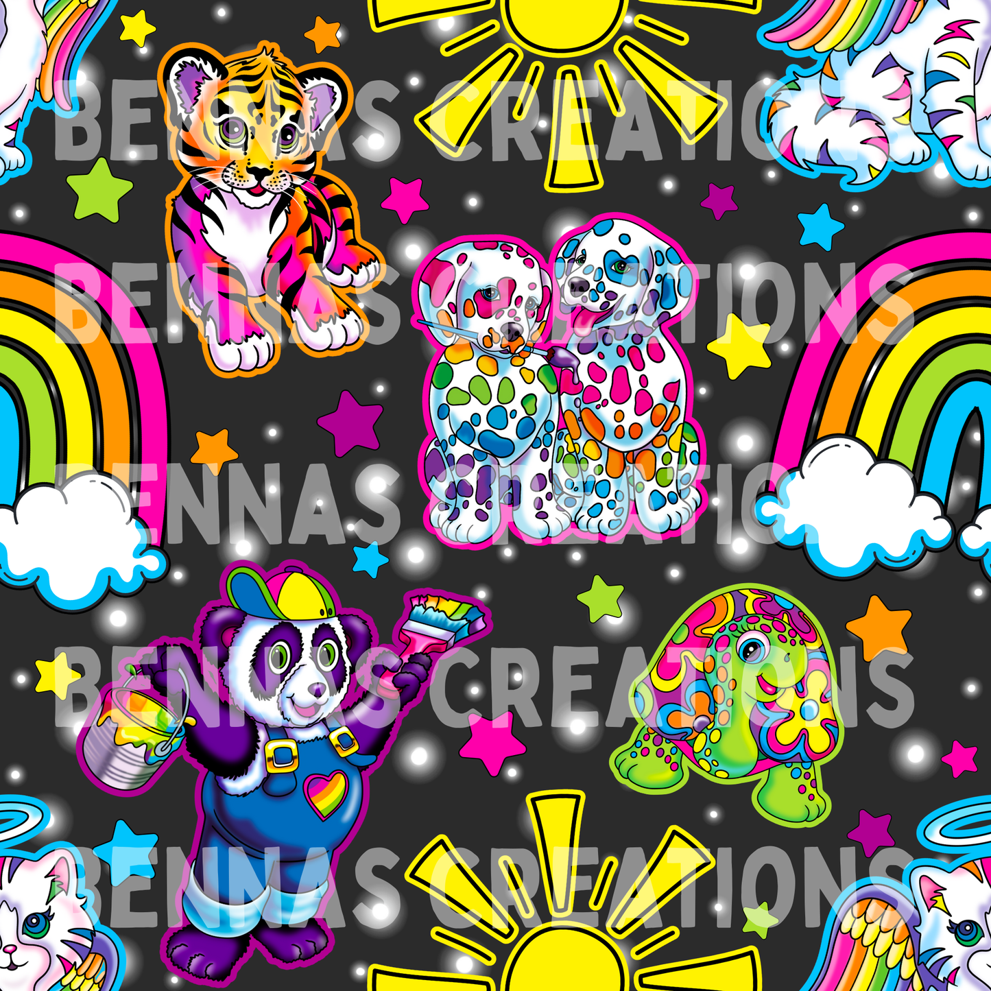 Rainbow Animal Doodles