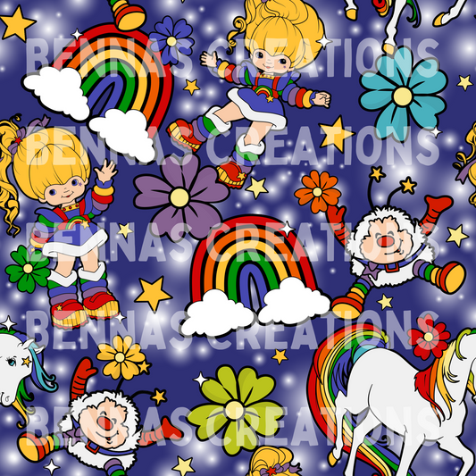 Sparkle Rainbow Girl