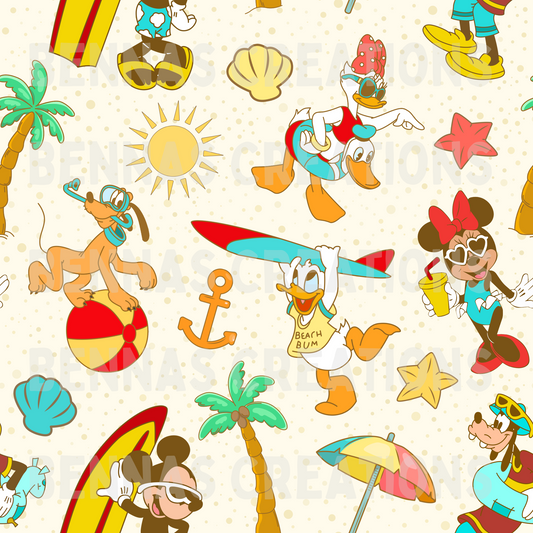 Mouse & Friends Retro Summer