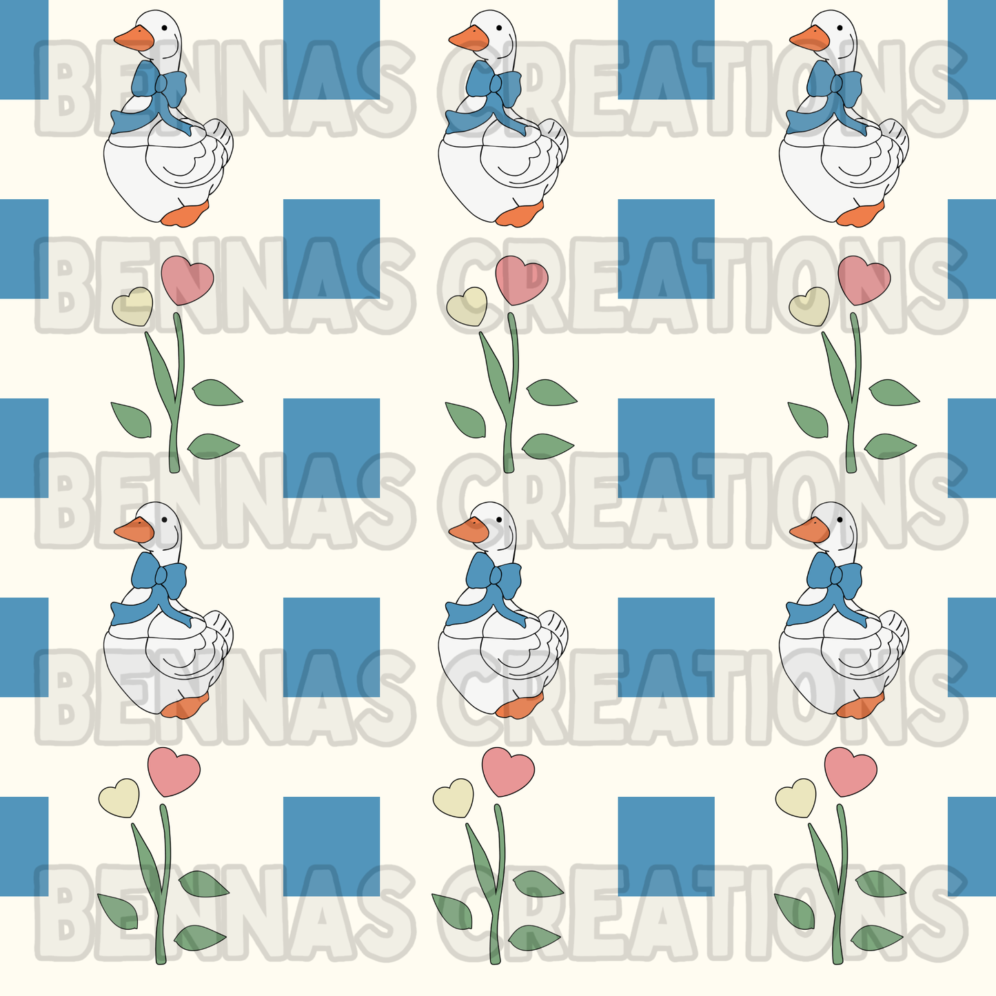 Checkered Country Goose