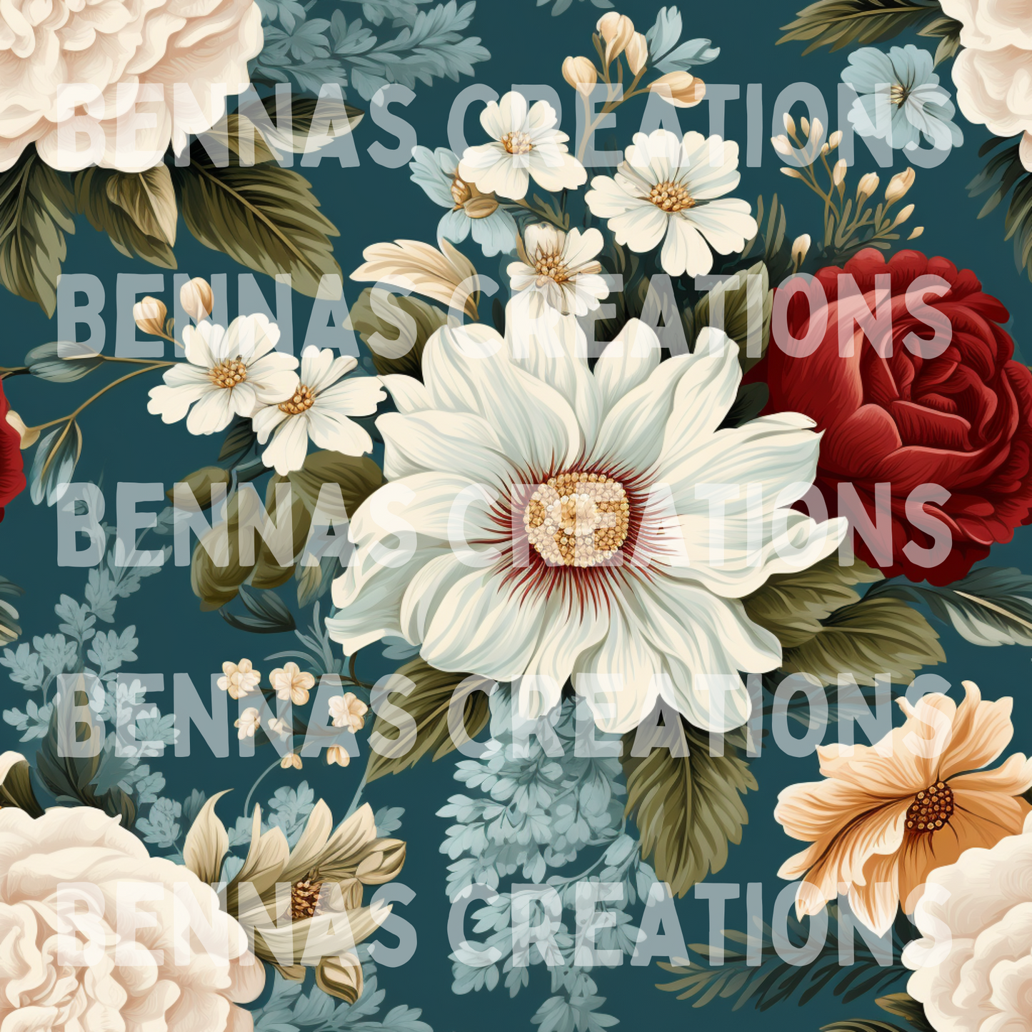 Pioneer Floral Seamless File