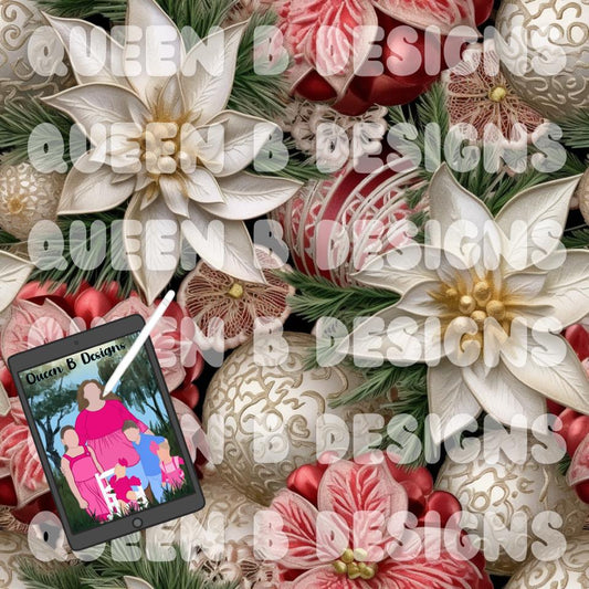 Christmas Ornanments/Floral Seamless File