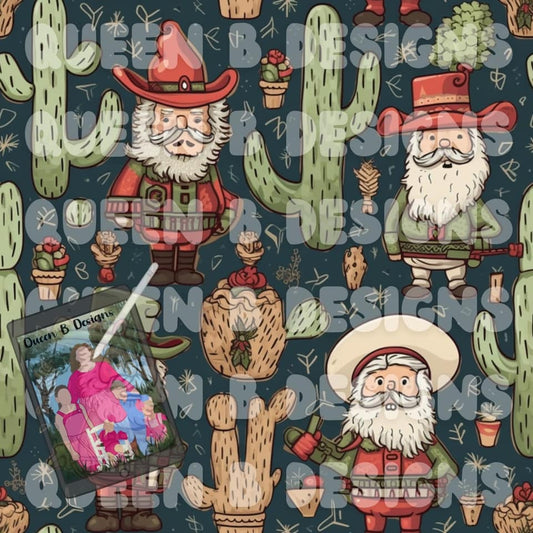 Western Santa Seamless File