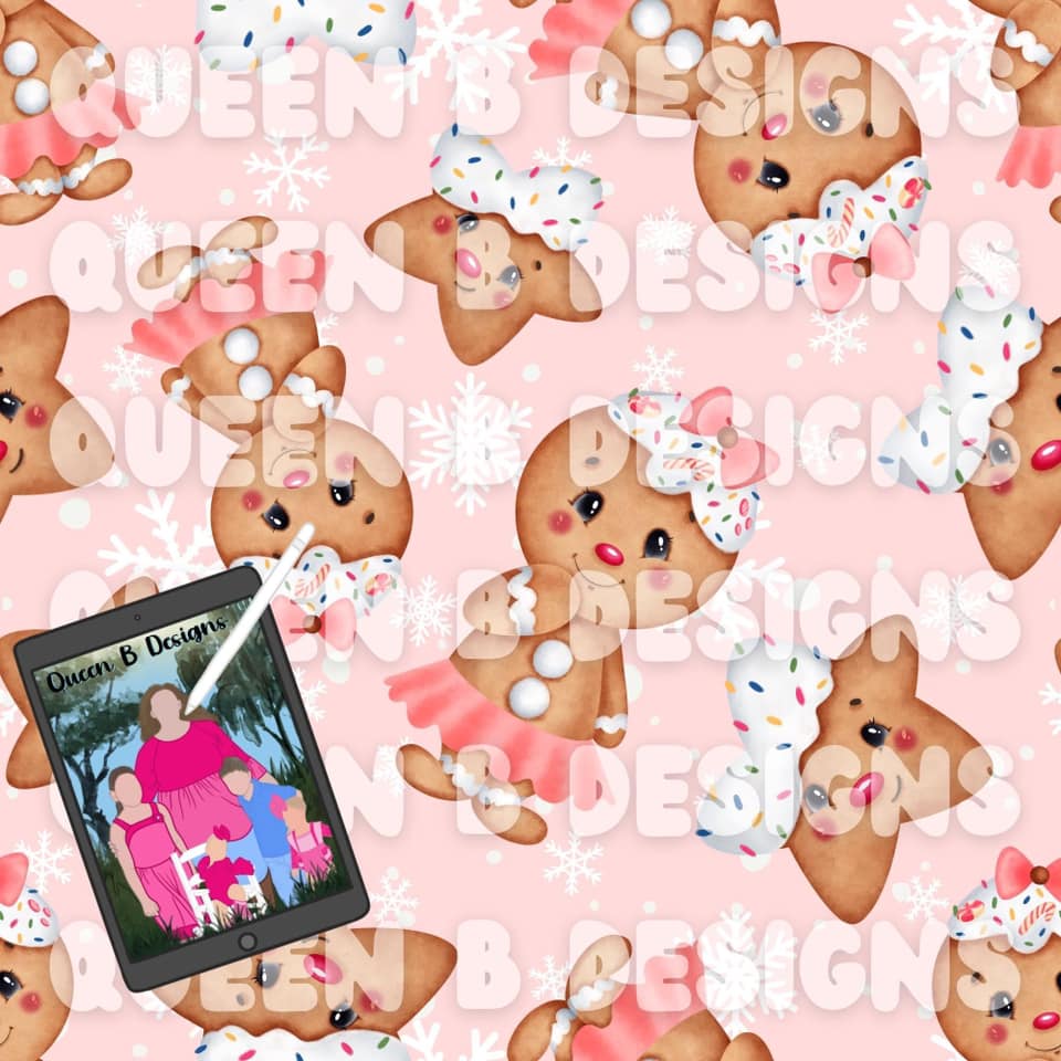 Sibling Gingerbread Seamless File