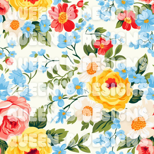 Pioneer Floral Seamless File