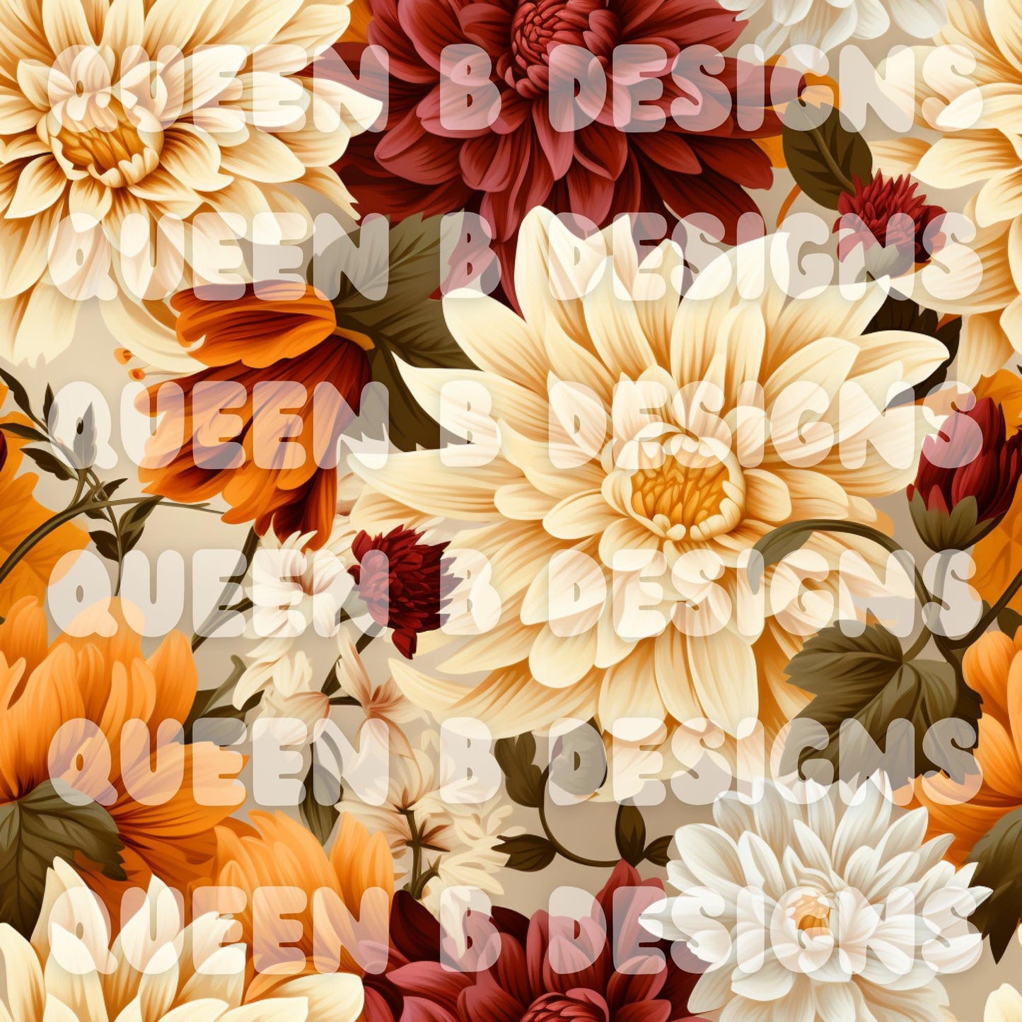 Autumn Bloom Seamless File