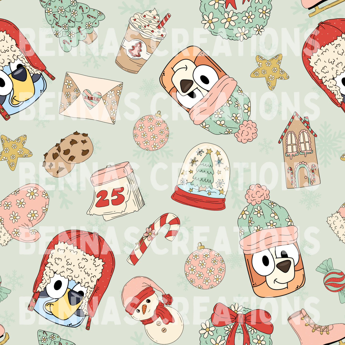 Retro Dog Christmas