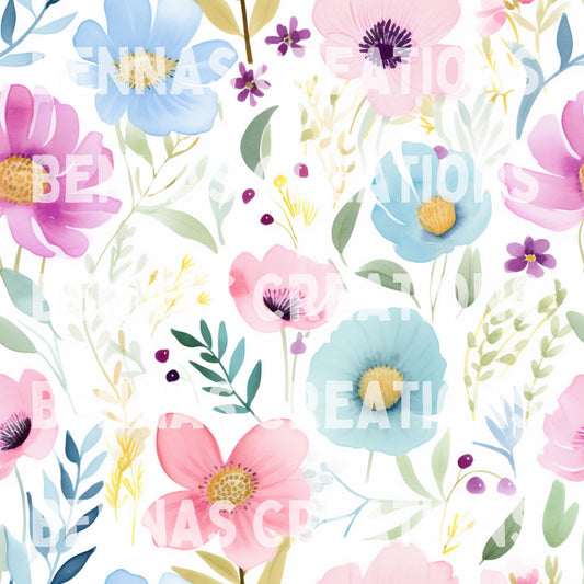 Spring Floral Seamless File