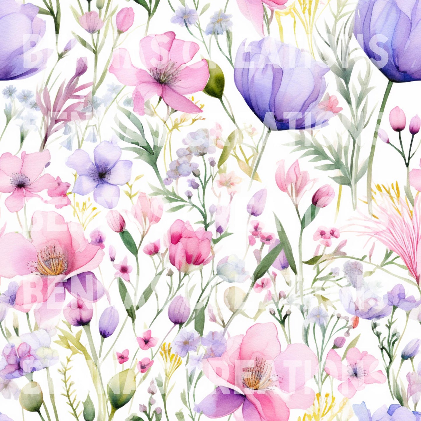 Pink Purple Wildflowers
