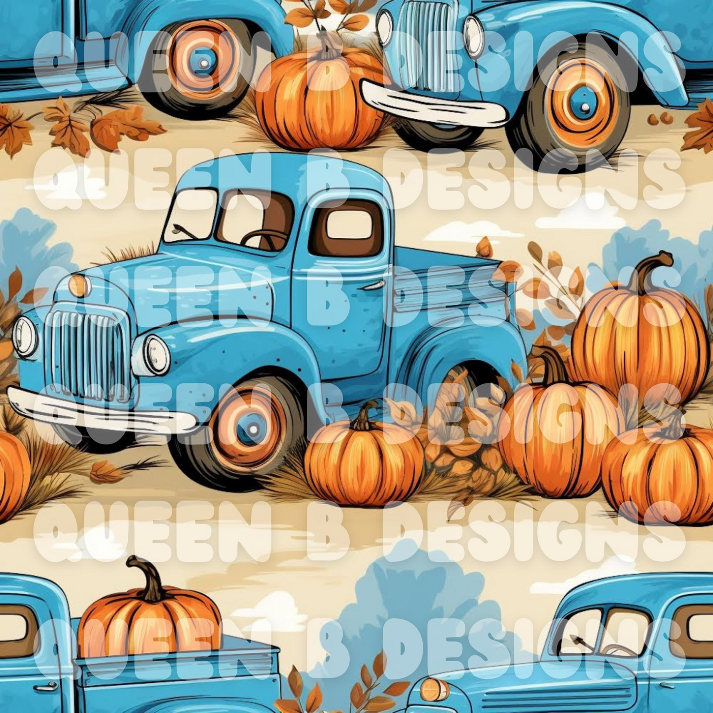 Fall Trucks Seamless File