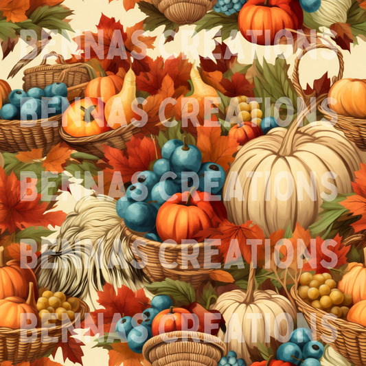 Harvest Blessings Seamless File