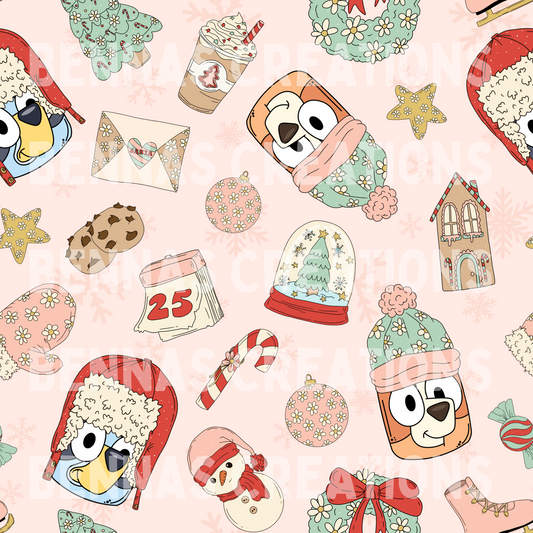 Retro Dog Christmas