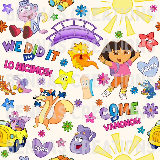 Explorer Girl Doodles