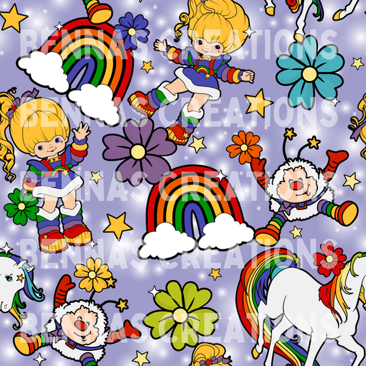 Sparkle Rainbow Girl