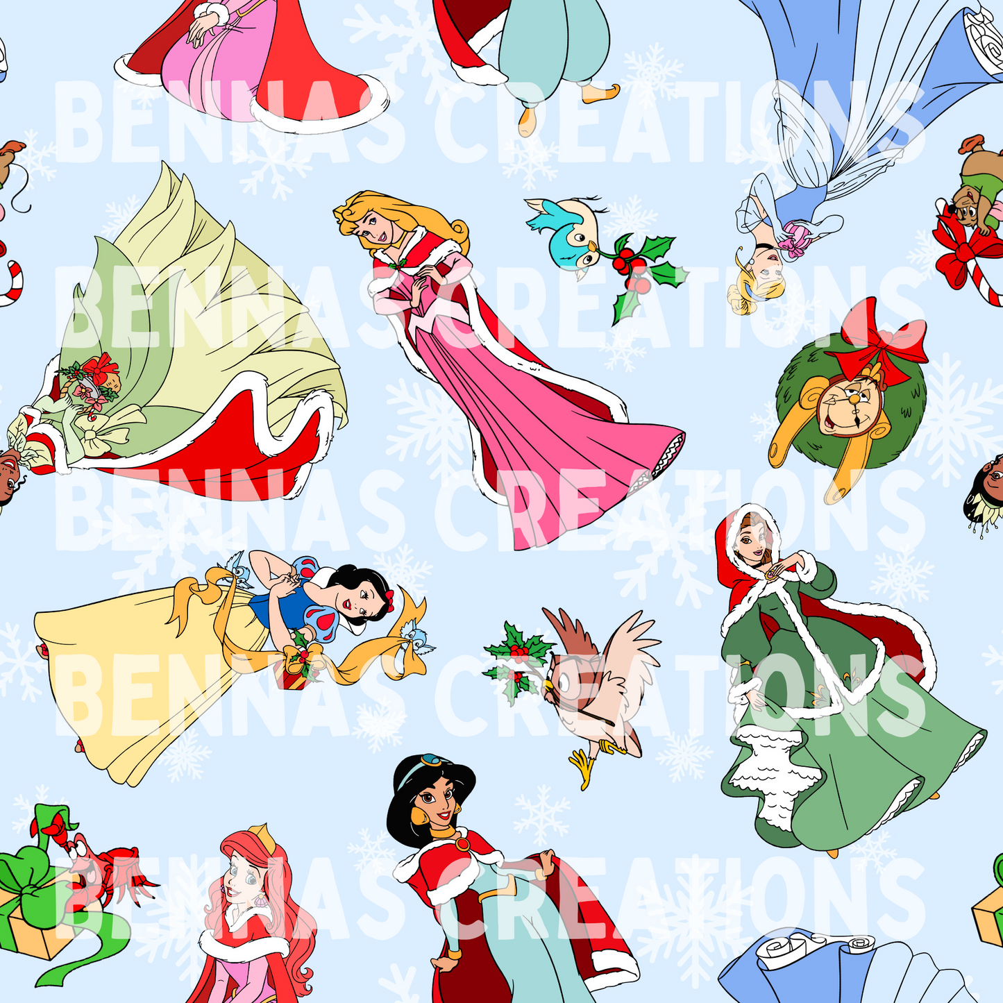 Princess Xmas Era Seamless File