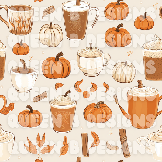 Pumpkin Spice Seamless File