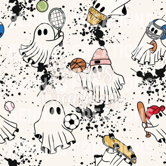 Sporty Ghosts Seamless File