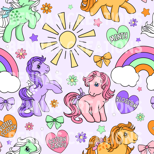 Vintage Pony Doodles