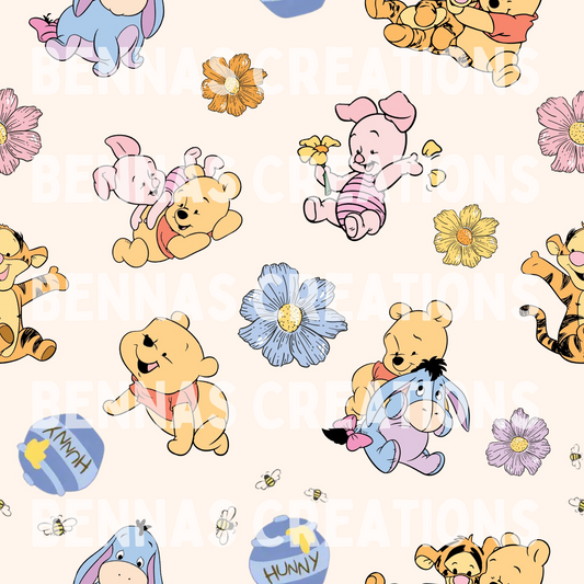 Baby Bear Friends Seamless File