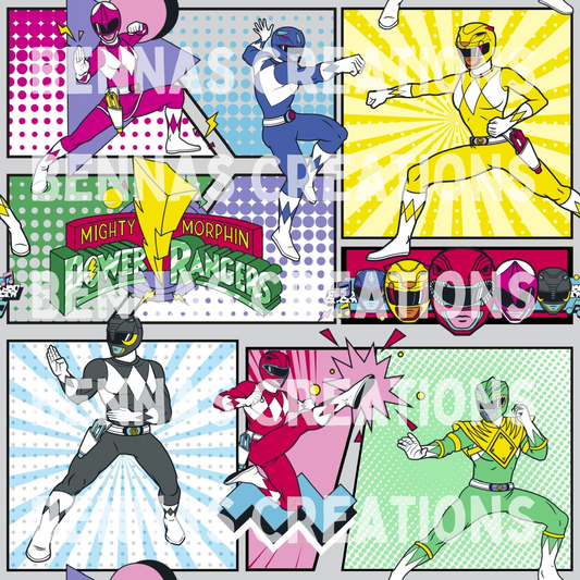 Morphin Time Comic Seamless File