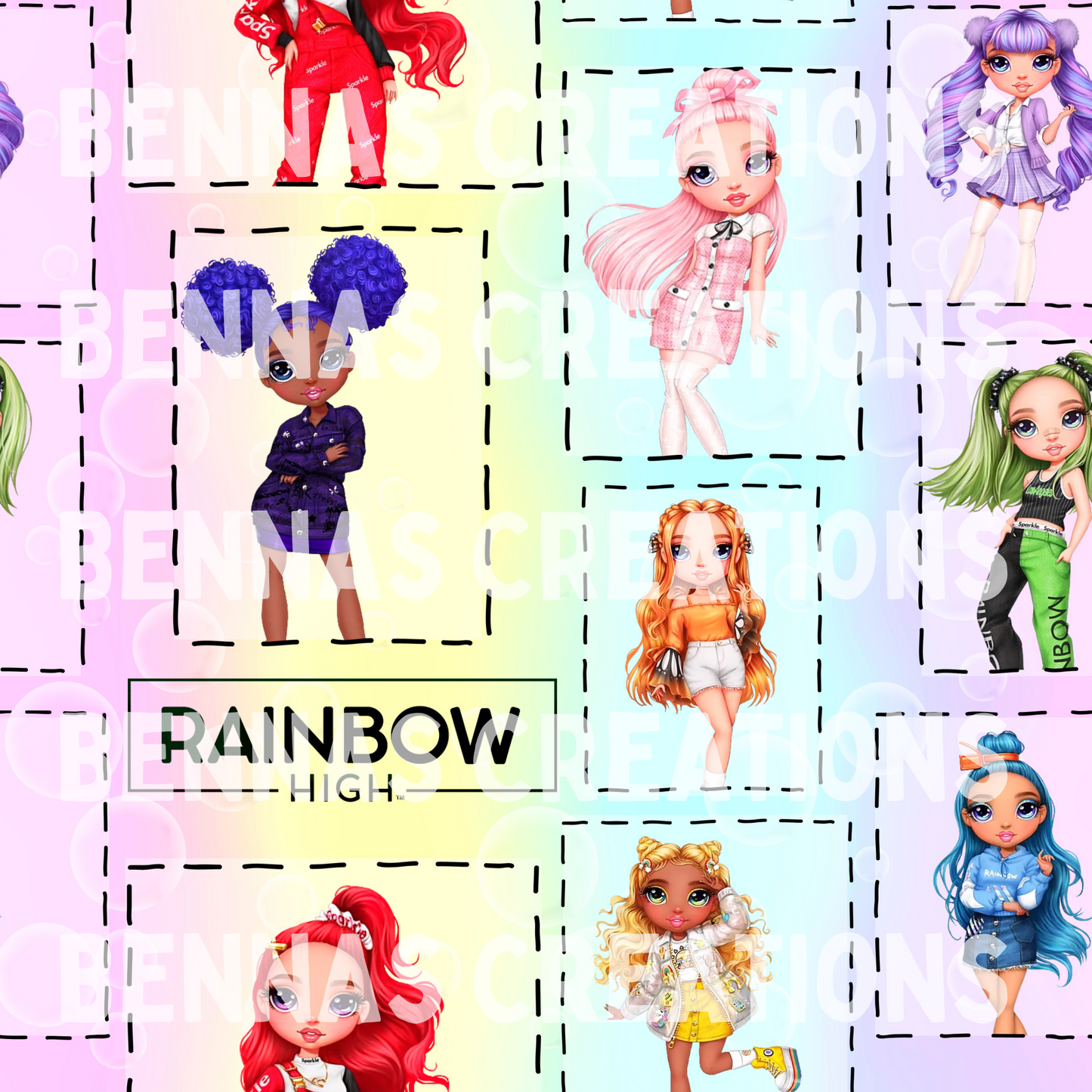 Rainbow School Seamless File