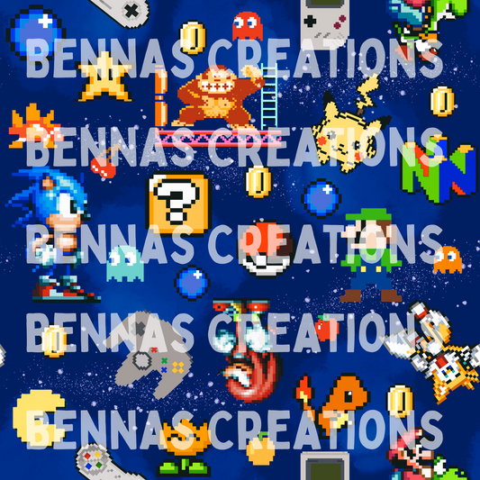 Gamer Mashup Seamless File