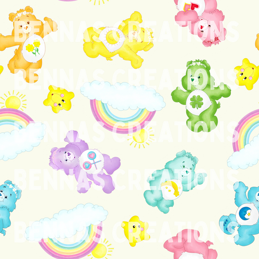 Rainbow Bears Seamless File