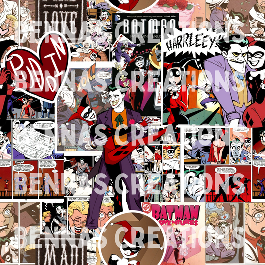 Mad Love Comic Collage