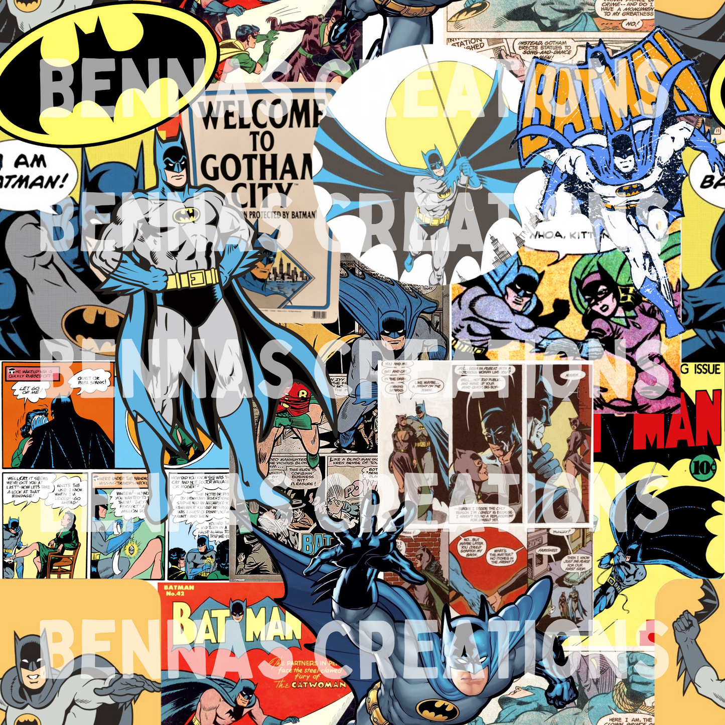 Knight Hero Comic Collage