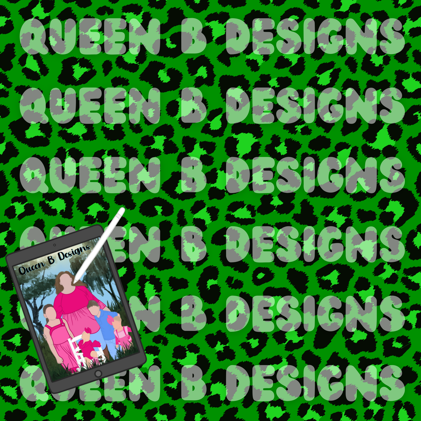 Neon Leopard Coordinate Seamless File