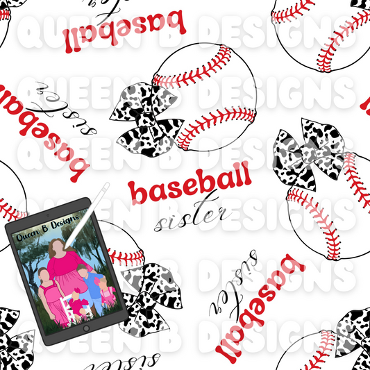 Baseball & Softball Sister Seamless File