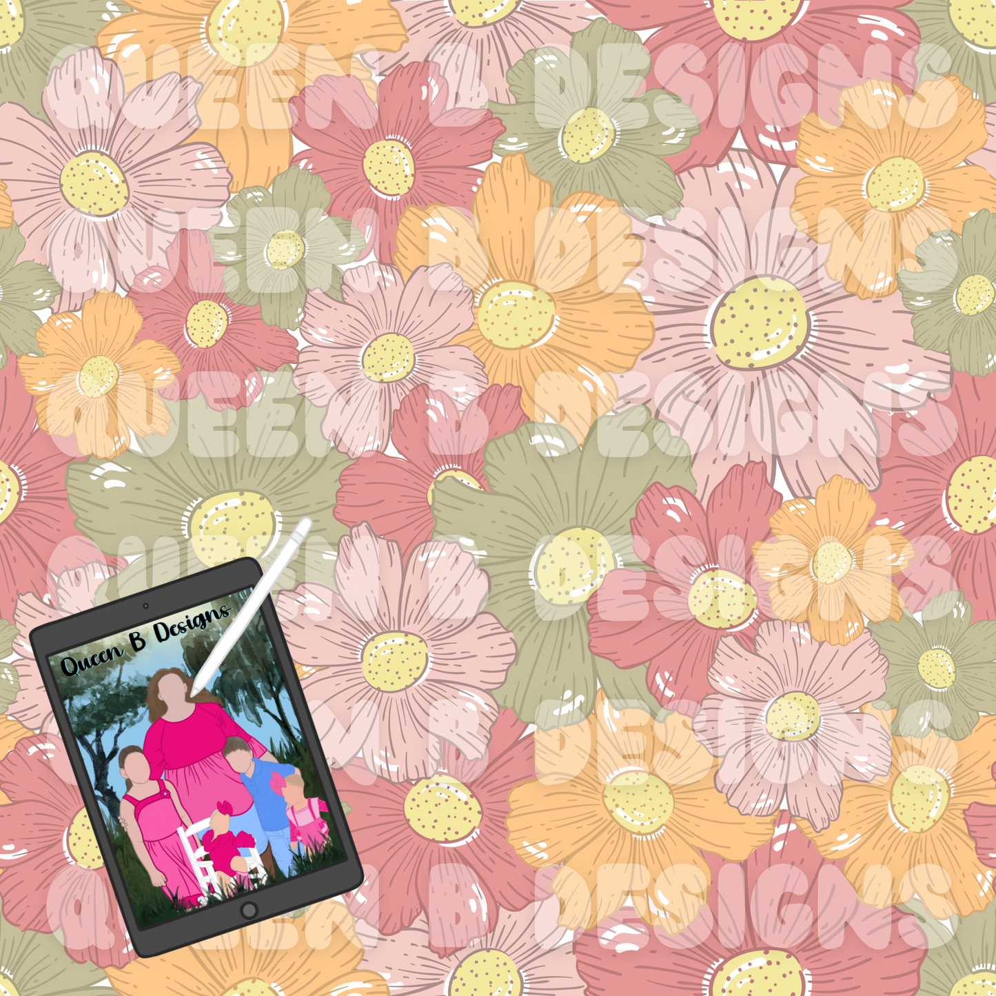 Spring Floral Seamless File