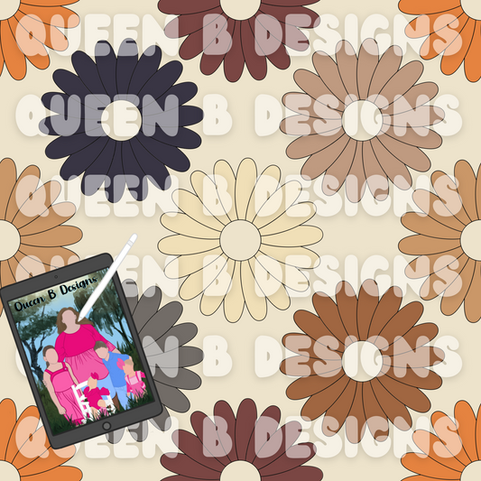 Boho Floral Main Seamless File