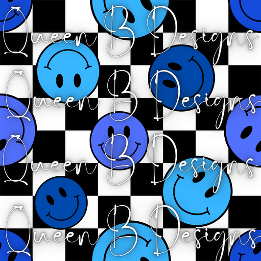 Sibling Checkered Smiles Seamless File