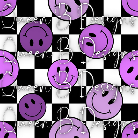 Sibling Checkered Smiles Seamless File